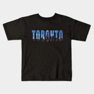 Toronto City Skyline Kids T-Shirt